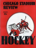 Chicago Blackhawks 1955-56 program cover