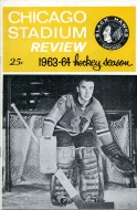 Chicago Blackhawks 1963-64 program cover