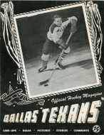 Dallas Texans 1945-46 program cover
