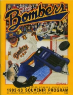 Dayton Bombers 1992-93 program cover