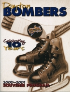 Dayton Bombers 2000-01 program cover