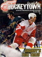 Detroit Red Wings 2002-03 program cover