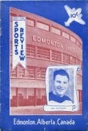 Edmonton Flyers 1950-51 program cover