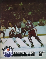 Edmonton Oilers 1976-77 program cover