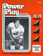 Erie Blades 1979-80 program cover