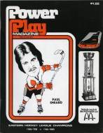 Erie Blades 1980-81 program cover