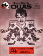 Grand Rapids Owls 1979-80 program cover