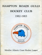 Hampton Roads Gulls 1982-83 program cover