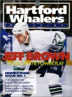 Hartford Whalers 1996-97 program cover