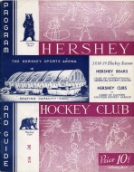 Hershey Bears 1938-39 program cover
