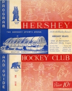 Hershey Bears 1939-40 program cover