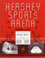 Hershey Bears 1941-42 program cover