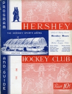 Hershey Bears 1942-43 program cover