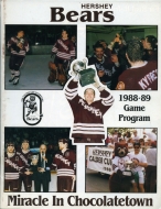 Hershey Bears 1988-89 program cover