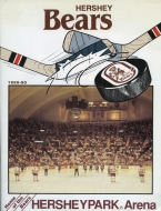 Hershey Bears 1989-90 program cover