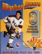 Hershey Bears 1994-95 program cover