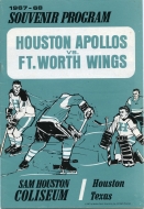 Houston Apollos 1967-68 program cover