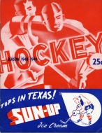 Houston Huskies 1948-49 program cover