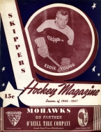 Houston Skippers 1946-47 program cover