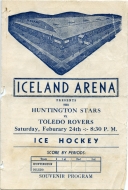 Huntington Stars 1939-40 program cover