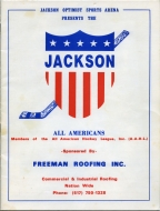 Jackson All-Americans 1986-87 program cover