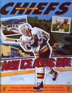 Johnstown Chiefs 1993-94 program cover