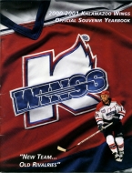 Kalamazoo Wings 2000-01 program cover