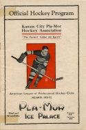 Kansas City Pla-Mors 1931-32 program cover