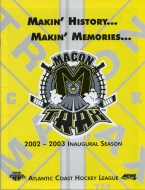 Macon Trax 2002-03 program cover