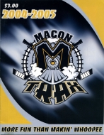 Macon Trax 2004-05 program cover