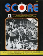 Maine Mariners 1984-85 program cover