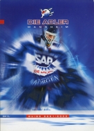 Mannheim Eagles 2001-02 program cover