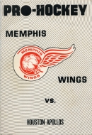 Memphis Wings 1966-67 program cover