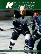 Michigan K-Wings 1996-97 program cover