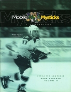 Mobile Mysticks 1998-99 program cover