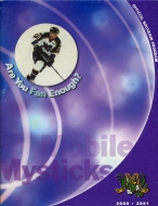 Mobile Mysticks 2000-01 program cover