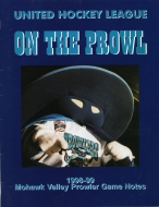 Mohawk Valley Prowlers 1998-99 program cover