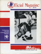 Moncton Hawks 1987-88 program cover