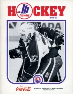 Moncton Hawks 1988-89 program cover