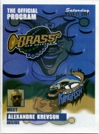New Orleans Brass 2000-01 program cover