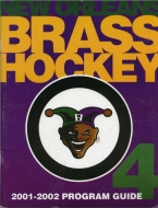 New Orleans Brass 2001-02 program cover
