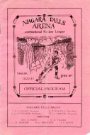 Niagara Falls Cataracts 1929-30 program cover