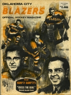 Oklahoma City Blazers 1967-68 program cover