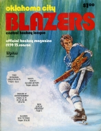 Oklahoma City Blazers 1974-75 program cover