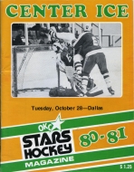 Oklahoma City Stars 1980-81 program cover