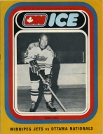Ottawa Nationals 1972-73 program cover