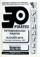 Peterborough Pirates 1996-97 program cover