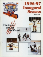 Port Huron Border Cats 1996-97 program cover