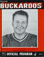Portland Buckaroos 1973-74 program cover