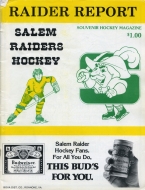 Salem Raiders 1980-81 program cover